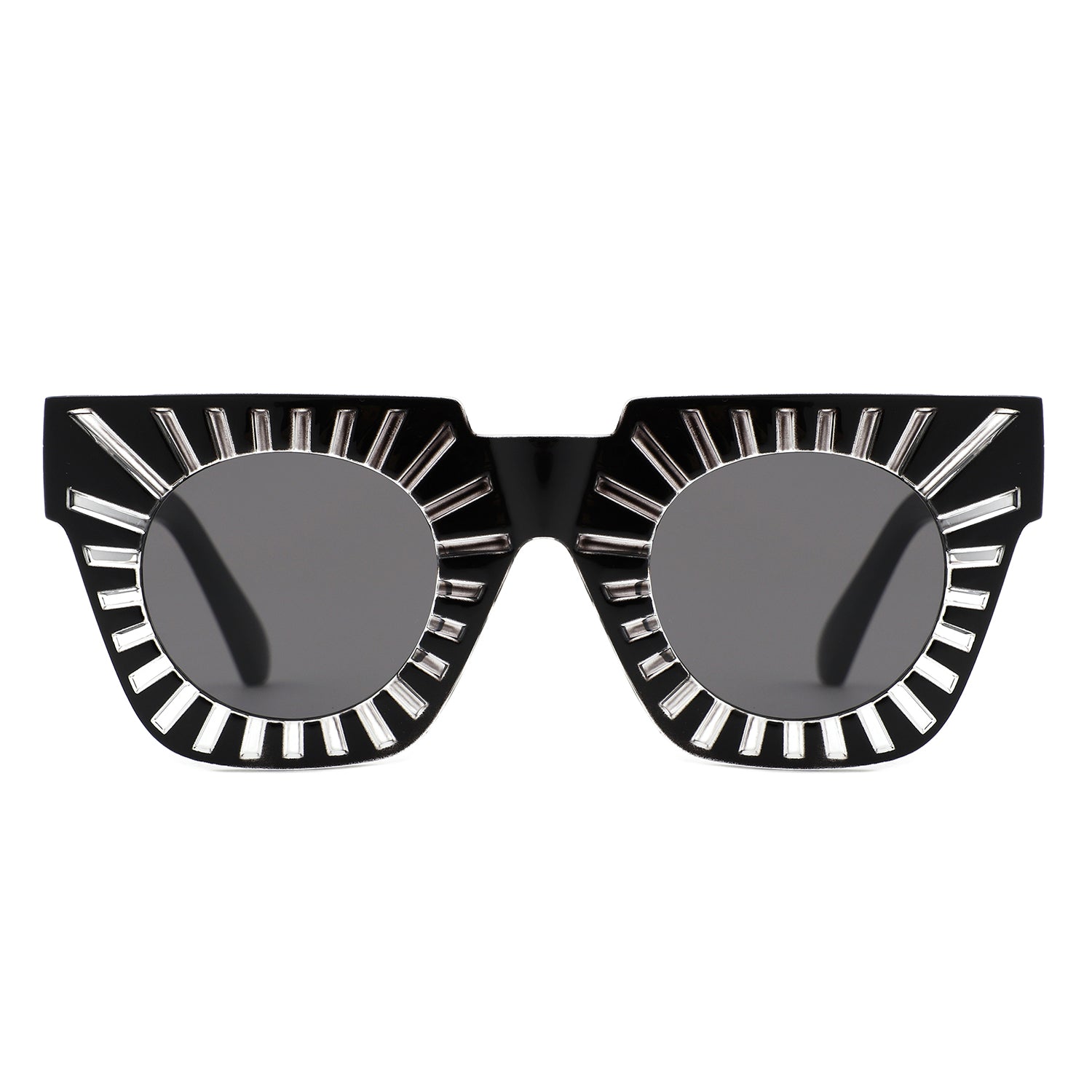 Sunglasses with square frame and UV protection - Image 3