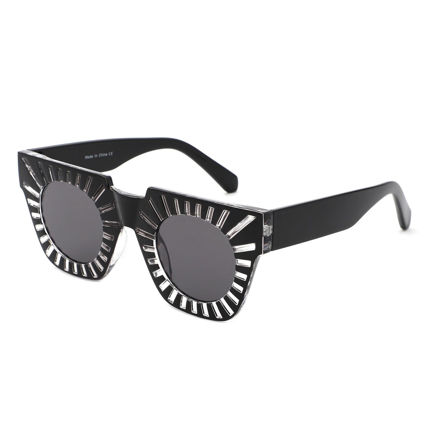 Sunglasses with square frame and UV protection - Image 4