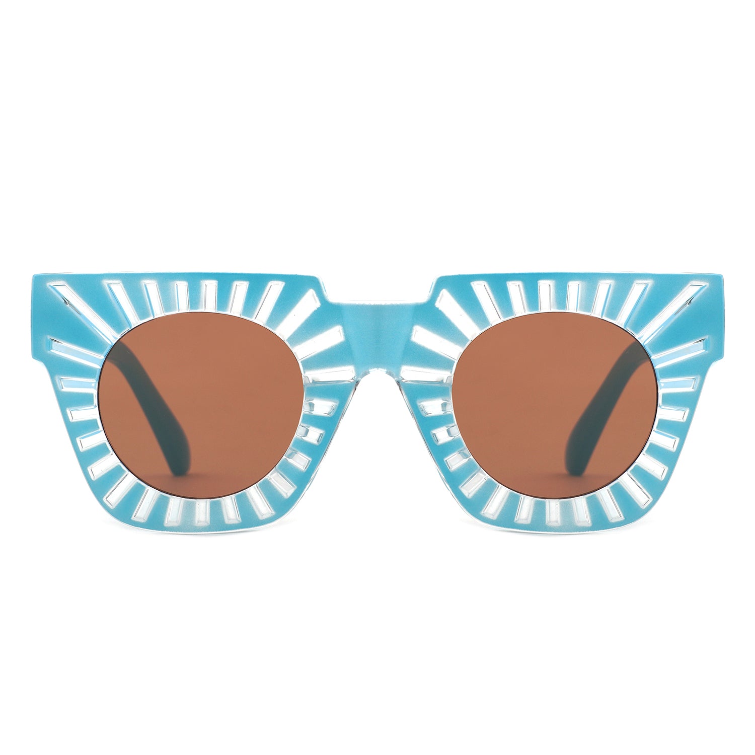 Sunglasses with square frame and UV protection - Image 6