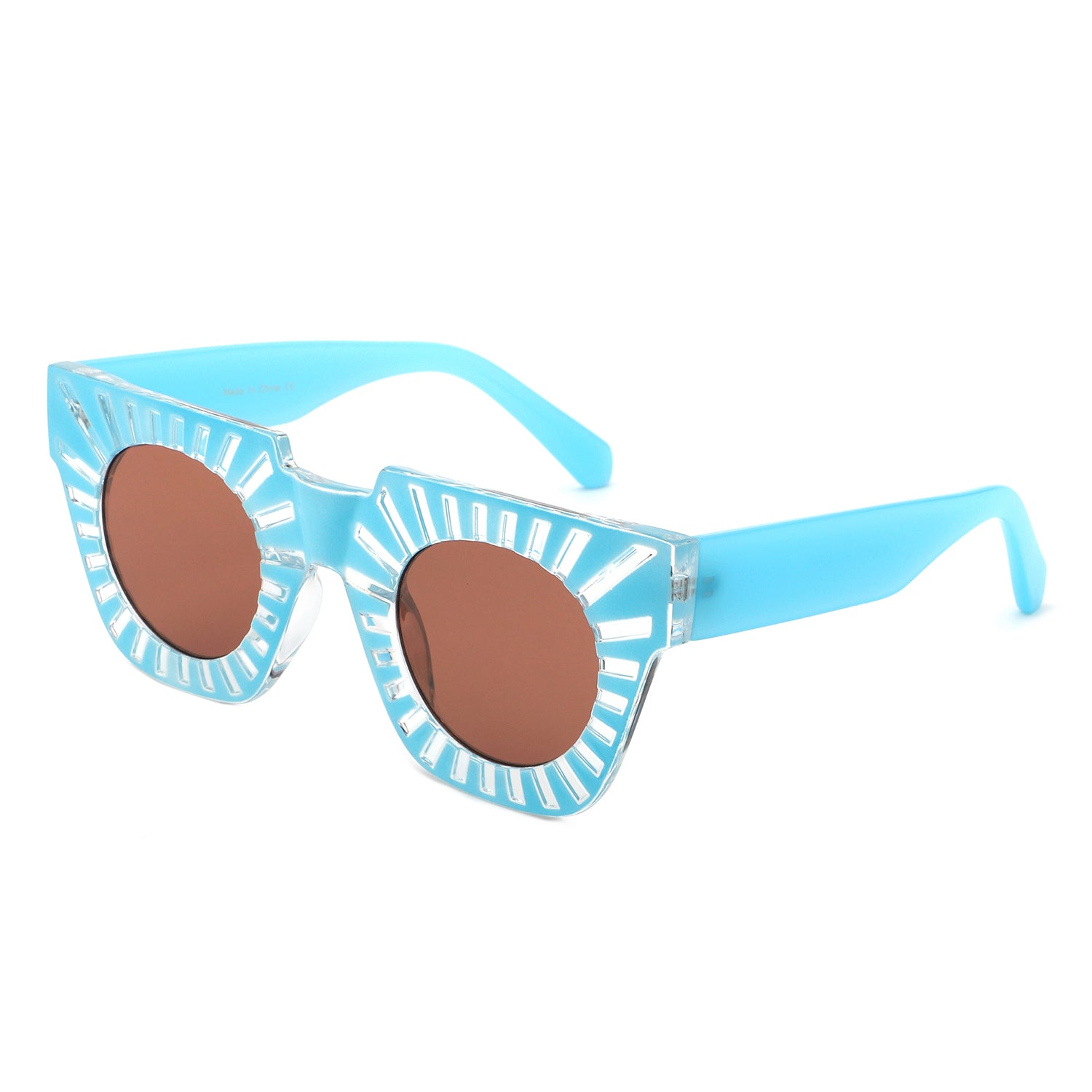 Sunglasses with square frame and UV protection - Image 7
