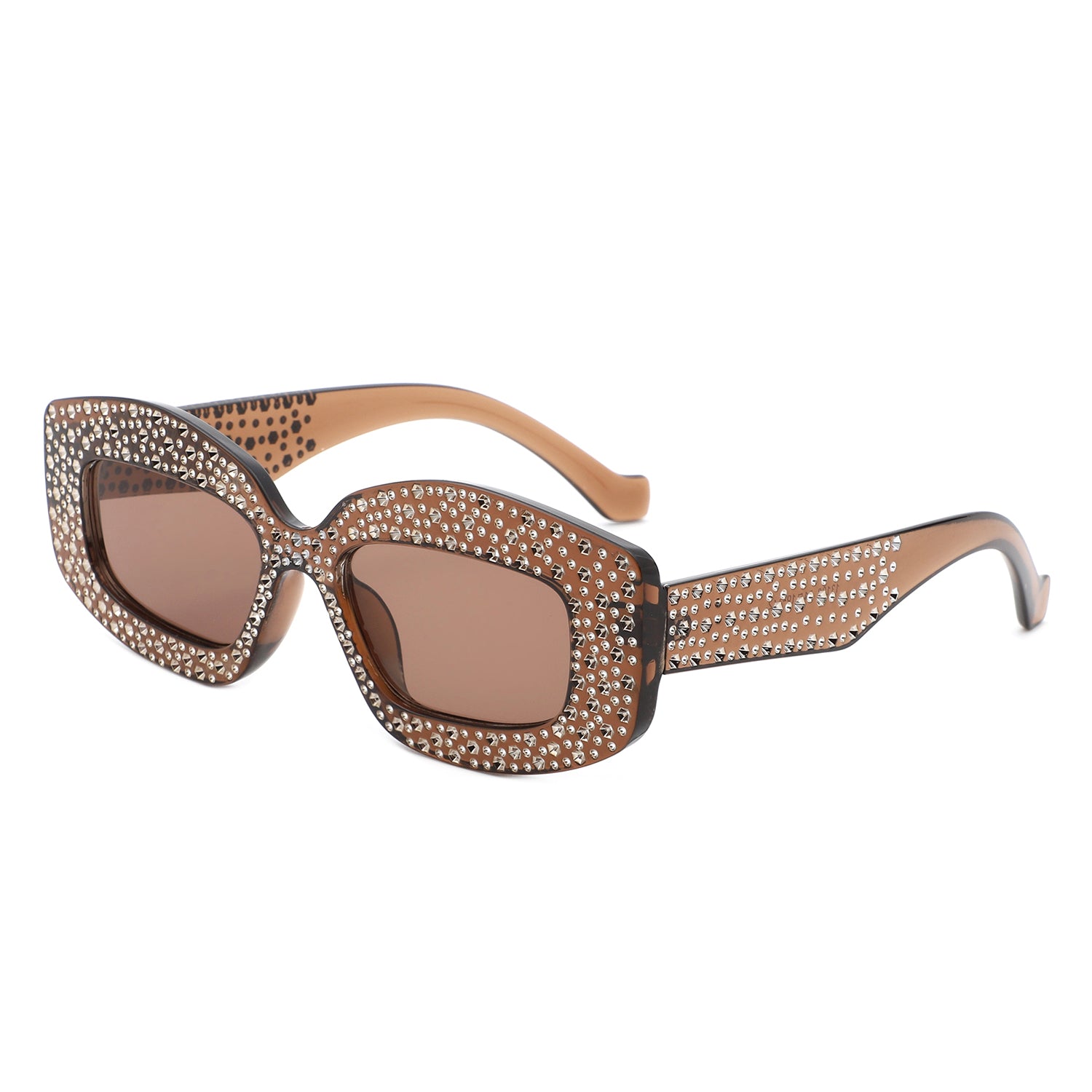 Sunglasses with square frame and decorative details - Image 7
