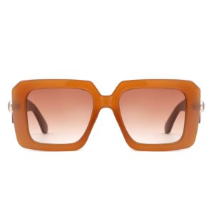 Sunglasses with square frame and UV protection