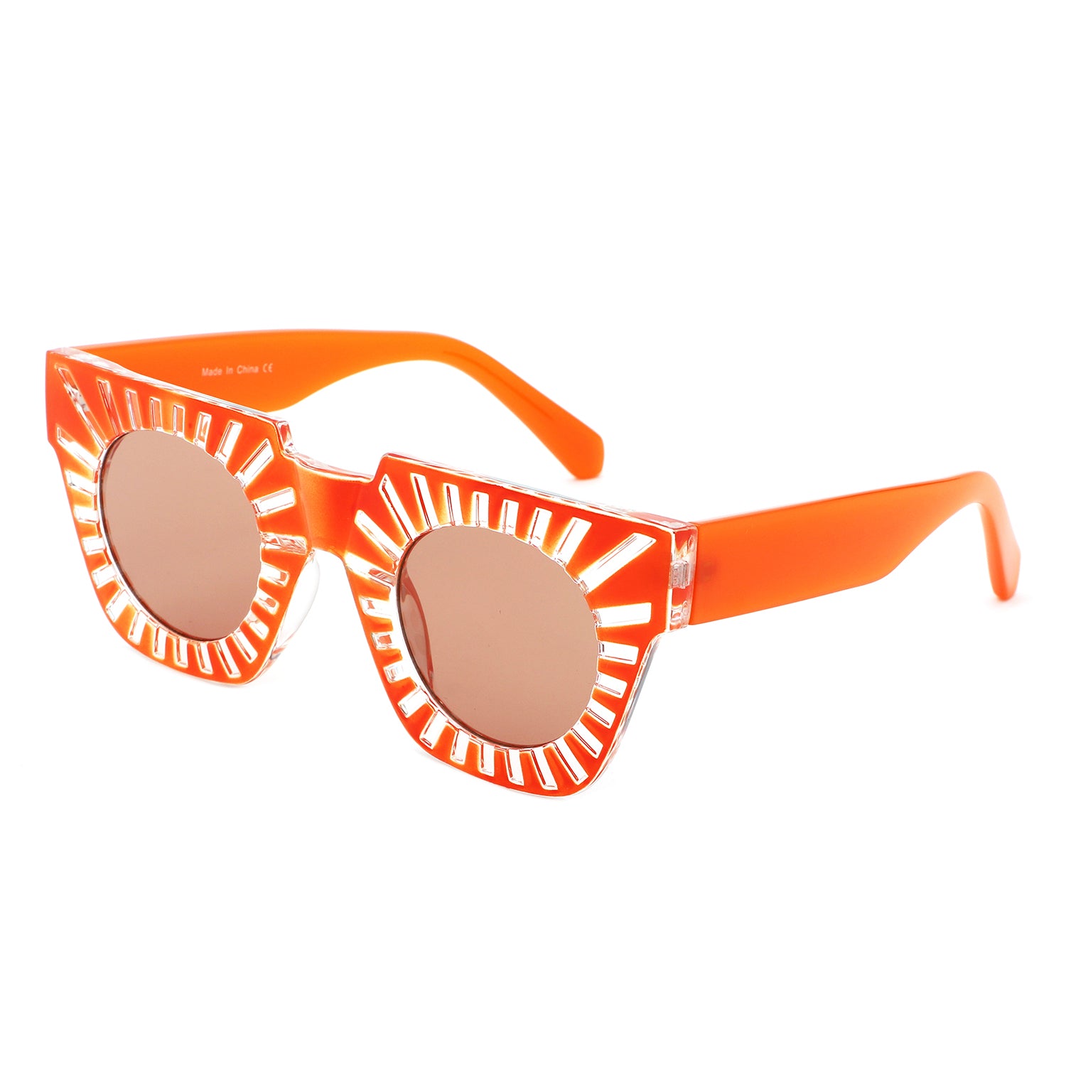 Sunglasses with square frame and UV protection - Image 2