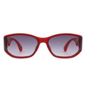 Sunglasses with wraparound design and UV protection
