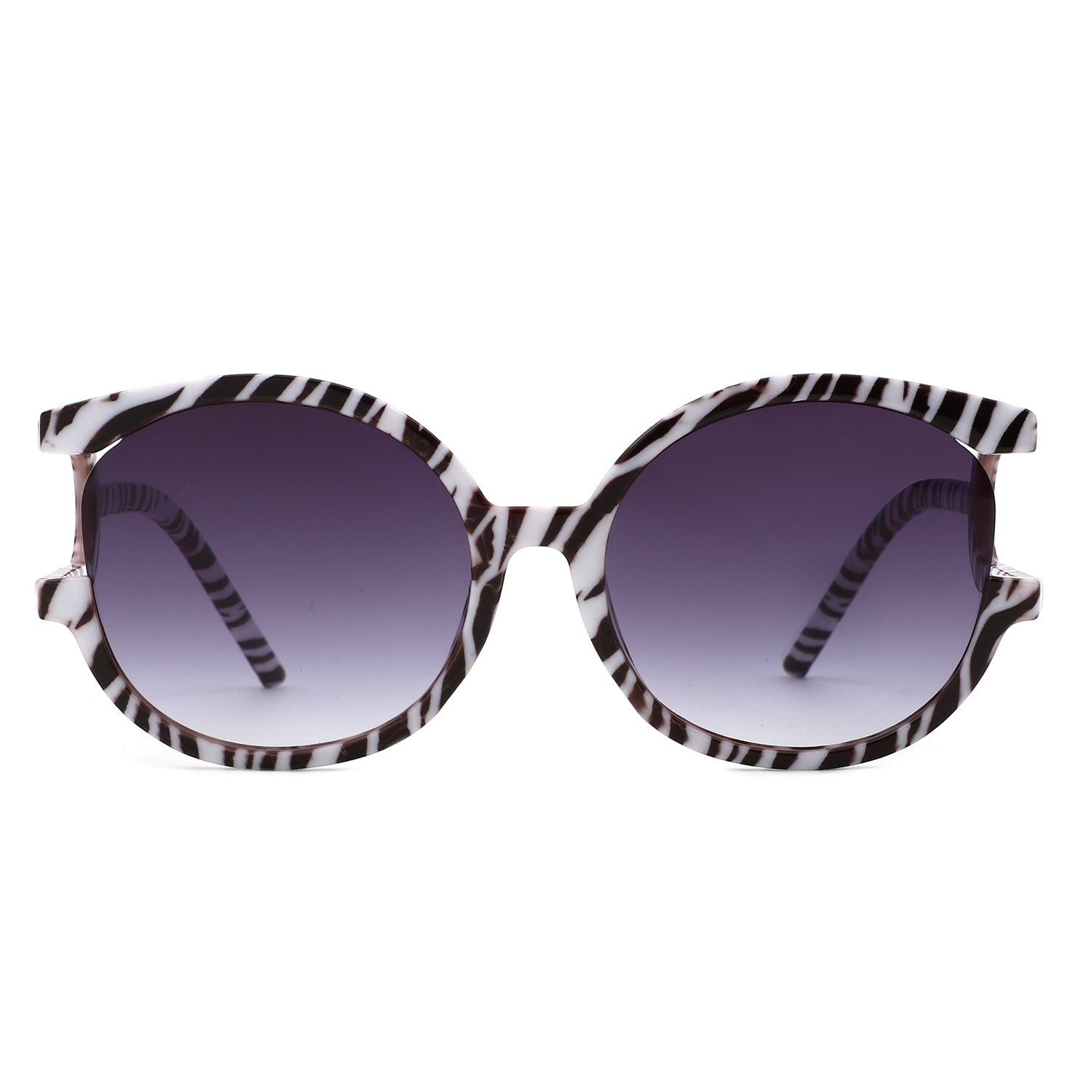 Sunglasses with irregular round frame and UV protection - Image 7