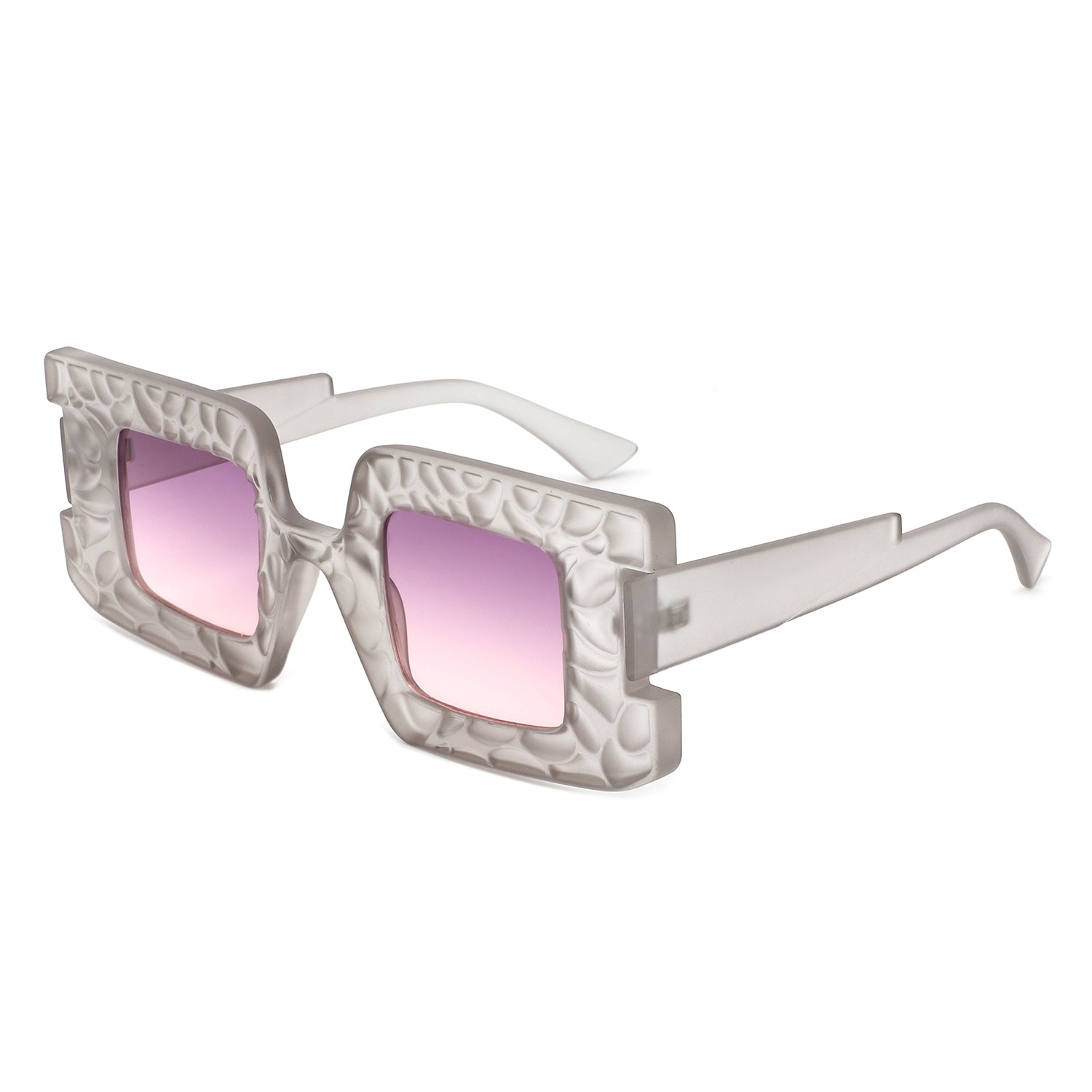 Sunglasses with square frame and UV protection - Image 8