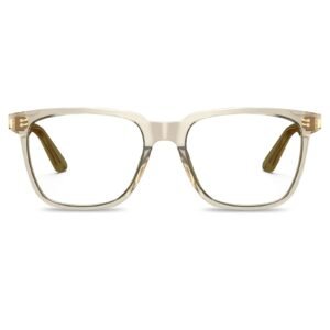 Eyeglasses frame with acetate build and browline design
