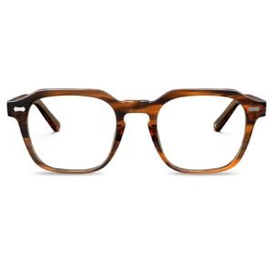 Acetate full rim unisex eyeglass frame minimalist design