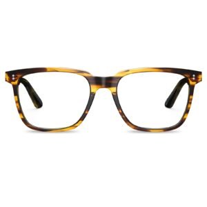 Eyeglasses frame with acetate material and square full-rim design